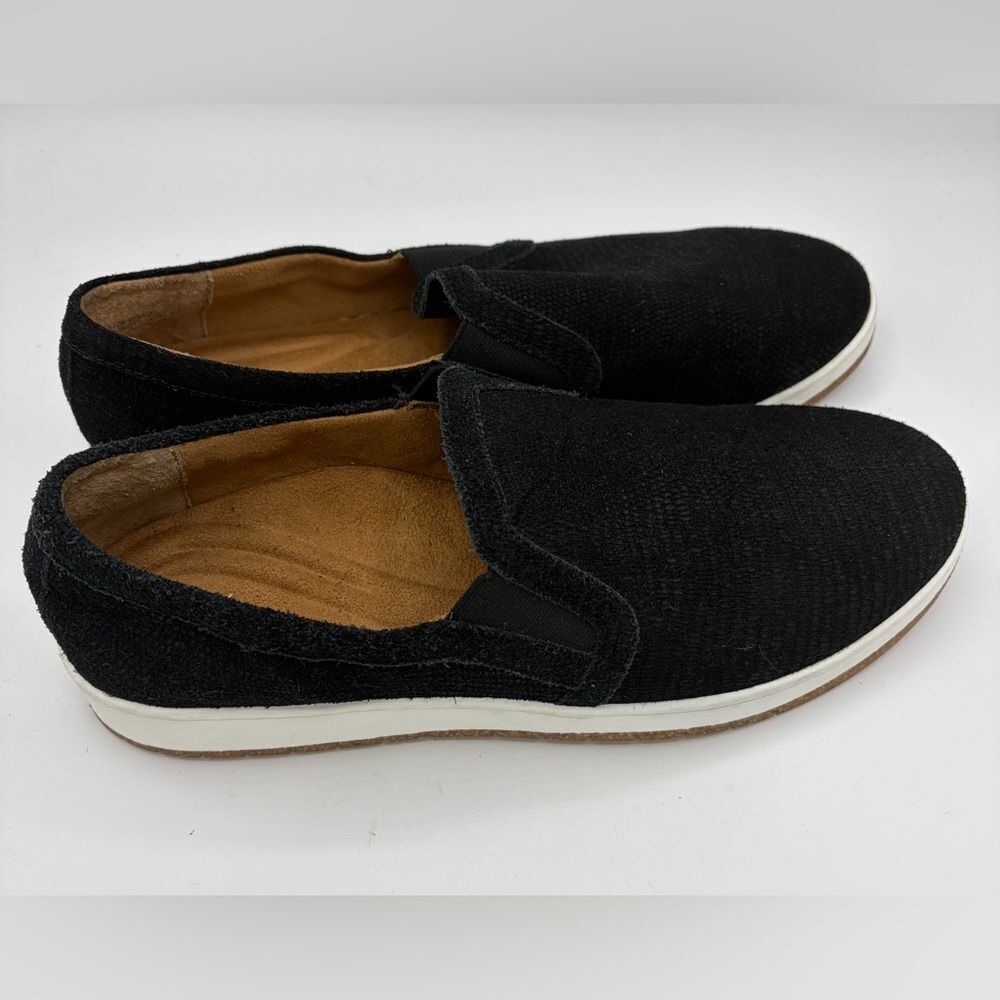 Aetrex women’s Kenzie cupped black slip on orthopedic comfort sneaker size 10.5